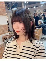 ロンド ルージュ 銀座店(Lond rouge)&nbsp;ミニウルフ髪質改善縮毛矯正酸性ストレートレイヤーカット/銀座