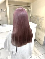 ネオリーブカフ 鶴ヶ峰店(Neolive caff)&nbsp;ラベンダーベージュ　ブリーチカラー　艶髪　透明感カラー