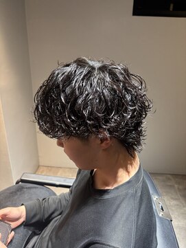 ハイプ 木更津(HYPE) 【波巻きシャドウパーマ】刈り上げセンターパート/木更津