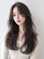 サンク(thank)&nbsp;透明感・暗髪ワンホンレイヤーロング