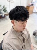 メンズカットソフトツイストスパイラル
