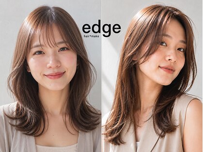 エッジ ヘア メイク(edge hair +make)の写真