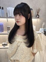 ジーナ 近鉄奈良(Zina)&nbsp;オリーブグレージュ/近鉄奈良/レイヤー/顔まわり/近鉄奈良/前髪