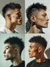 男らしさ際立つ♪カット＋フェード有￥4950