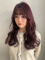 ジーナ 近鉄奈良(Zina)&nbsp;レッド/近鉄奈良/学割/暖色/顔まわり/前髪/レイヤー