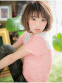 *+COVER HAIR+*…前下がり♪ふわっとボブｃ
