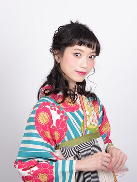 アース 水沢店(HAIR&MAKE EARTH) ☆着物ヘア☆フェアリーハーフアップ