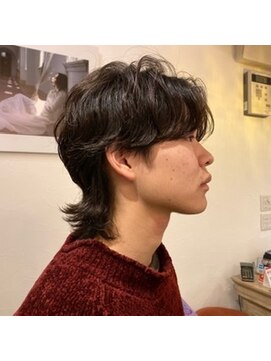 マウロア(MAULOA) メンズ センターパートウルフ