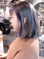 ロリム(RorriM)&nbsp;ボブスタイル　シルバー　インナーカラー　ダブルカラー