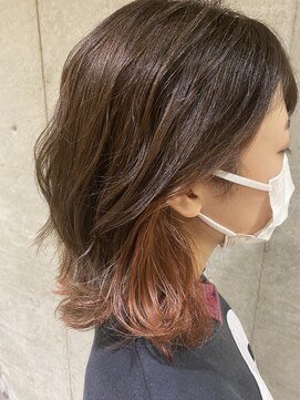 エイト 上野店(EIGHT ueno) EIGHT ueno【工藤】外ハネレイヤー/インナーカラー