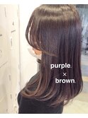 アドミオカラーパープルブラウン