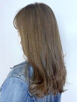 アイティーバイアルバム 松戸店(IT by ALBUM) 透明感グレージュロング_カーキグレージュ_ba339351