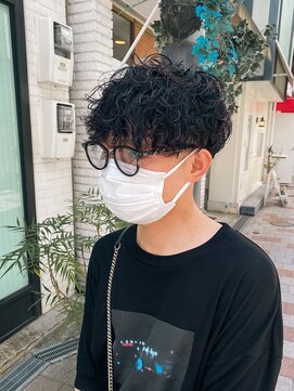 ルーカス(LUCAS) 【上原啓介】モードマッシュ×波巻きパーマ