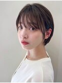 丸みショート/髪質改善/ベージュ/透明感/20代30代40代50代