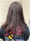 結んで隠せる2色インナーカラー