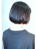 《knit銀座》大人黒髪20代30代40代ショートボブ丸み前下がり