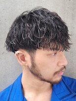 フィフス 原宿(fifth)&nbsp;波巻きスパイラルパーマツーブロックマッシュショートレイヤー