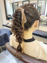 サロンドミルク 溝の口店(salon de MiLK) ポニーテールアレンジ