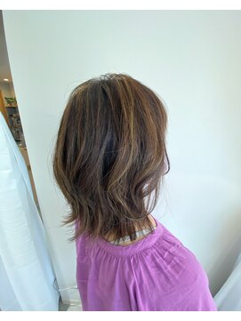 パラゴ(PARAGO.) 《緑橋/城東区/女性サロン》白髪ぼかしハイライト