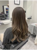 ロング×ハイライトカラー
