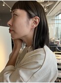 大人ボブ×インナーカラー