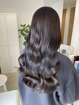 ラナ(Lana) 【Lana】美暗髪ピンクブラウンベージュ　艶髪　髪質改善カラー