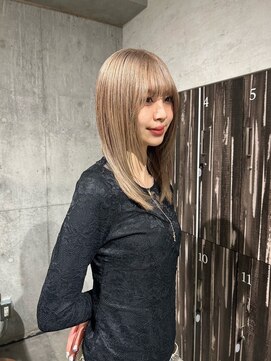 アンサム 下北沢店(UNSOME) レイヤーカット/ハイトーン／ホワイトベージュ