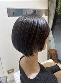 大人カジュアルボブ　30代40代50代　藤沢　カラーで髪質改善