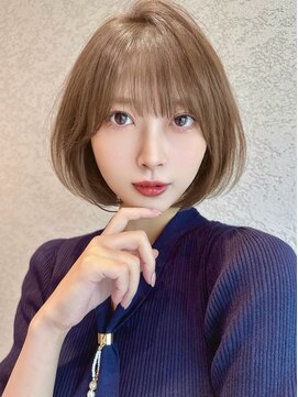 ロンド アンブル 四条烏丸(Lond ambre) 川村利幸 /京都ボブ/ボブ/グレージュ