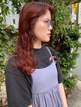 フェンヘアーアイス 中目黒(Fen.hair ici) ゆるふわ大人可愛い♪20代デジタルパーマミルクティーベージュ