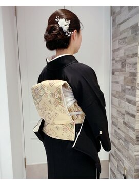 ルミュドゥプレシャス(LEMIEUX de precious) 留袖シニヨンヘアアレンジ