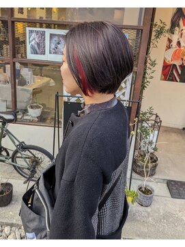 ヒカリス 東三国(HIKARIS) 笑顔溢れるインナーカラー/レッドカラー/イヤリングカラー