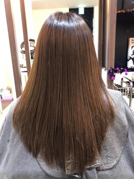 ヘアアンドメイク アーク(Hair & Make Aarc)の写真/いつも失敗続き…諦めないで！Aarcの縮毛矯正はどんなクセでもおまかせ！憧れのナチュラルストレートに★