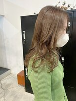 リンダ(LINDA)&nbsp;シアーベージュ/ハイトーン/透明感カラー/艶[札幌美容室LINDA]