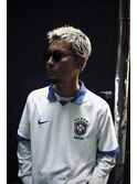 大人男子のブリーチカラー
