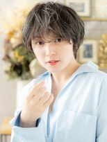 カバーヘア ブリス 川口(COVER HAIR bliss)&nbsp;オリーブアッシュオリーブグレーくせ毛風フェザーショートa川口!