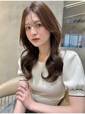 仙台髪質改善縮毛矯正韓国レイヤーカットアプリコットオレンジ
