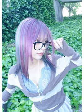 ロテ 名古屋 名駅店(Lote.) ホワイトグレージュ/デジタルパーマ/チェリーブラウン/名古屋