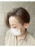 ツーブロックショートボブ×髪質改善