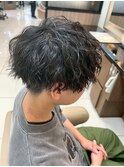 緩めツイストパーマ