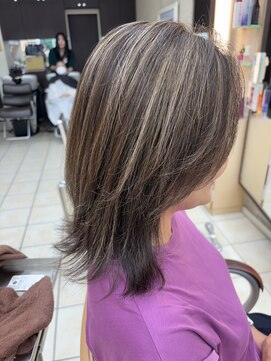 リンクス 大船店(LINKS) 白髪ぼかしハイライト