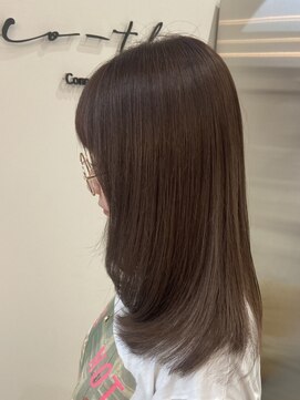 コース(co-th.) ラベンダーブラウンミディアムレイヤー×小野ふゆり