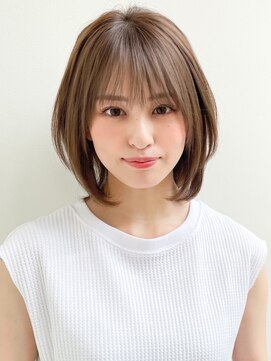 アグノス 青山(Agnos) ★30代40代50代アンブレラカラーピンクベージュ似合わせカットn