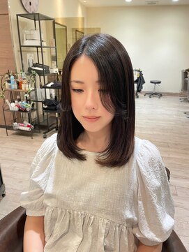 ヘアメイク シュシュ(Hair make chou chou) レイヤーカット ミディアムレイヤー 髪質改善