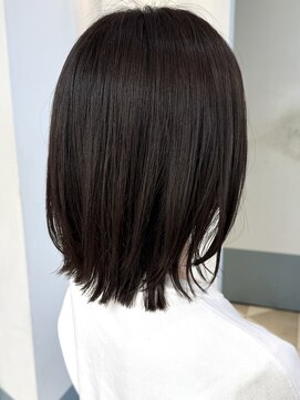 ローネス ギンザ(LONESS ginza) チョコレートブラウンレイヤーボブ冬ヘア冬カラー暗色カラー銀座