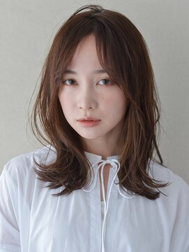 黒髪/クラゲヘアー/オリーブグレー/小顔/ココアベージュ