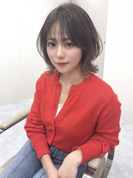 韓国/くびれボブ/レイヤーボブ/前髪/顔周りカット