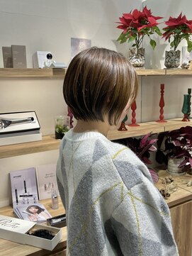 簡単スタイリングショートボブ