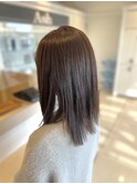 透明感ブラウン髪質改善カラー/20代30代/青葉台長津田つきみ野