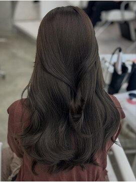 アイシー 表参道(ICY) 暗髪オリーブグレー◇透明感カラー